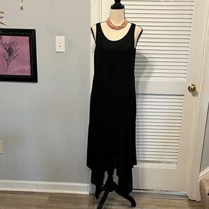 Small Black Beaded Vintage Dress